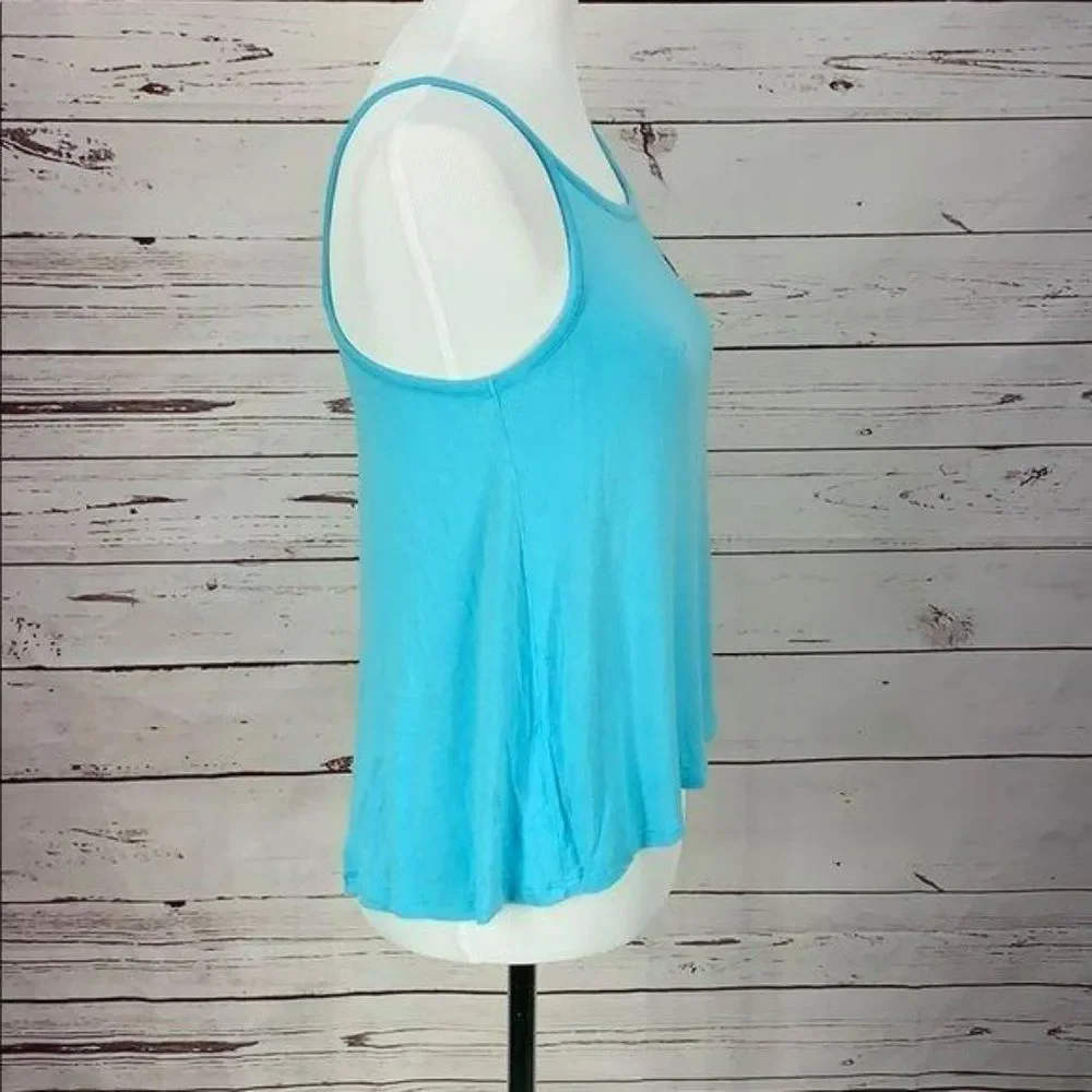 Justice open vback blue 14 tanktop Cupcake and‎ BFF